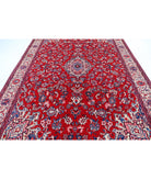 Mashad 8'6'' X 12'1'' Hand-Knotted Wool Rug 8'6'' x 12'1'' (255 X 363) / Red / Ivory