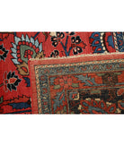 Mehraban 12'2'' X 20'10'' Hand-Knotted Wool Rug 12'2'' x 20'10'' (365 X 625) / Pink / Blue