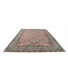 Vintage 8'9'' X 11'6'' Hand-Knotted Wool Rug 8'9'' x 11'6'' (263 X 345) / Pink / Blue