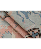 Vintage 8'9'' X 11'6'' Hand-Knotted Wool Rug 8'9'' x 11'6'' (263 X 345) / Pink / Blue