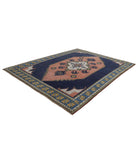 Vintage 8'2'' X 10'10'' Hand-Knotted Wool Rug 8'2'' x 10'10'' (245 X 325) / Pink / Blue