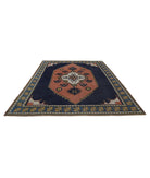 Vintage 8'2'' X 10'10'' Hand-Knotted Wool Rug 8'2'' x 10'10'' (245 X 325) / Pink / Blue