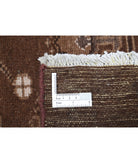 Gabbeh 4'9'' X 9'0'' Hand-Knotted Wool Rug 4'9'' x 9'0'' (143 X 270) / Brown / Ivory