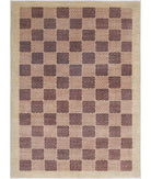 Modcar 4'11'' X 6'10'' Hand-Knotted Wool Rug 4'11'' x 6'10'' (148 X 205) / Ivory / Ivory