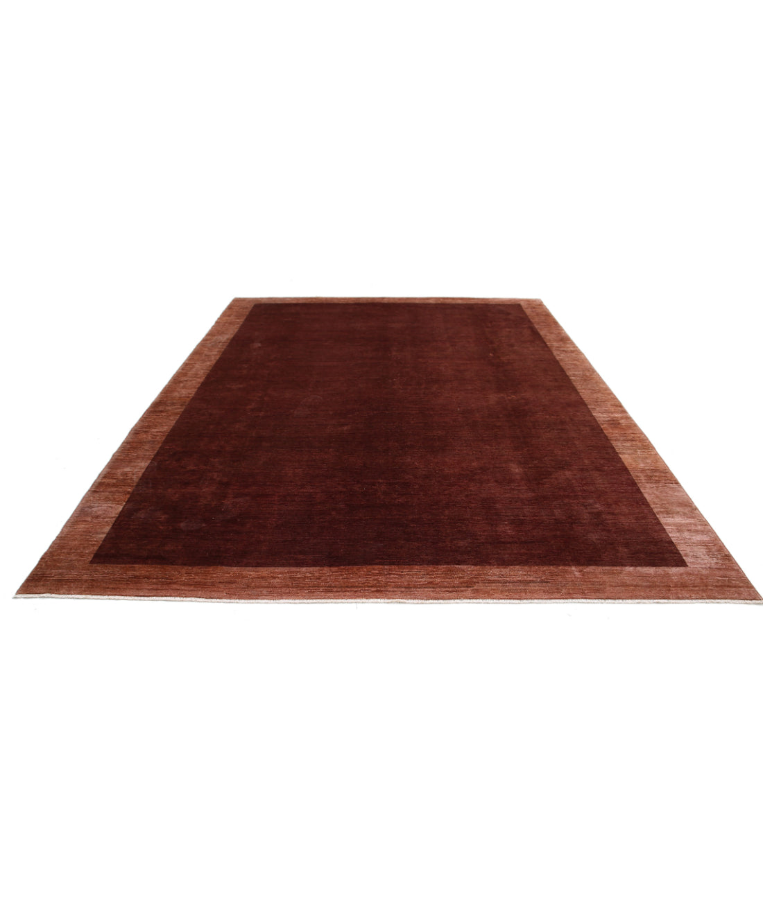 Modcar 8'9'' X 11'4'' Hand-Knotted Wool Rug 8'9'' x 11'4'' (263 X 340) / Brown / Brown