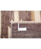 Modcar 8'11'' X 11'8'' Hand-Knotted Wool Rug 8'11'' x 11'8'' (268 X 350) / Brown / Ivory