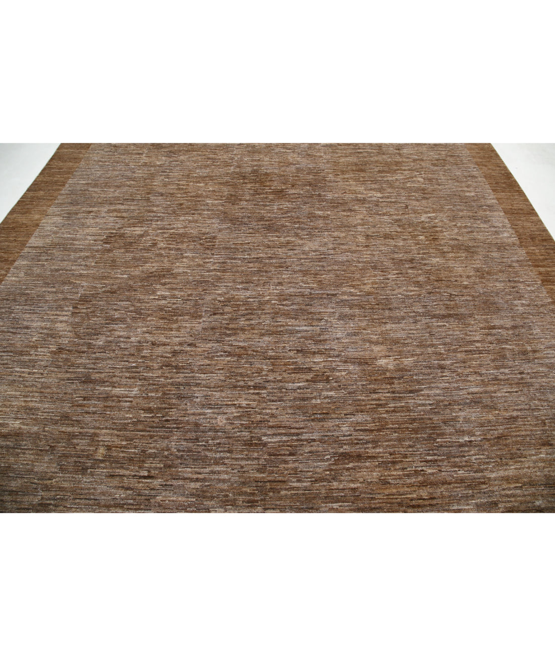 Modcar 9'10'' X 13'6'' Hand-Knotted Wool Rug 9'10'' x 13'6'' (295 X 405) / Brown / Brown