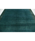 Modcar 9'0'' X 11'4'' Hand-Knotted Wool Rug 9'0'' x 11'4'' (270 X 340) / Green / N/A