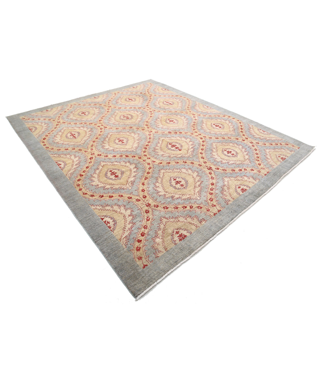 Modcar 8'2'' X 9'9'' Hand-Knotted Wool Rug 8'2'' x 9'9'' (245 X 293) / Multi / N/A