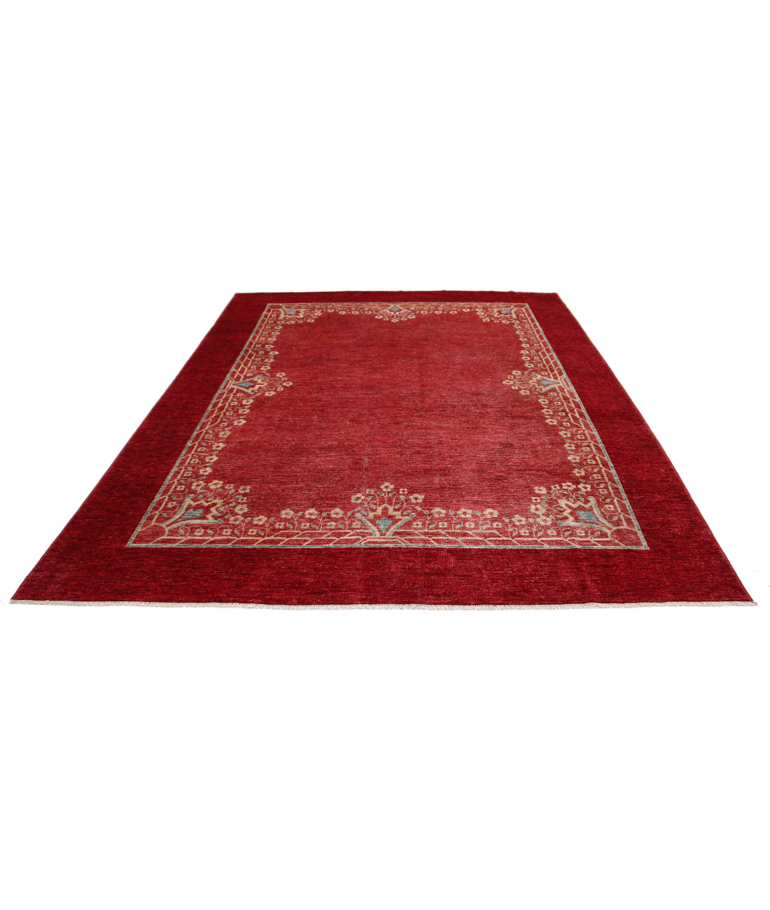 Modcar 8'1'' X 9'10'' Hand-Knotted Wool Rug 8'1'' x 9'10'' (243 X 295) / Rust / N/A