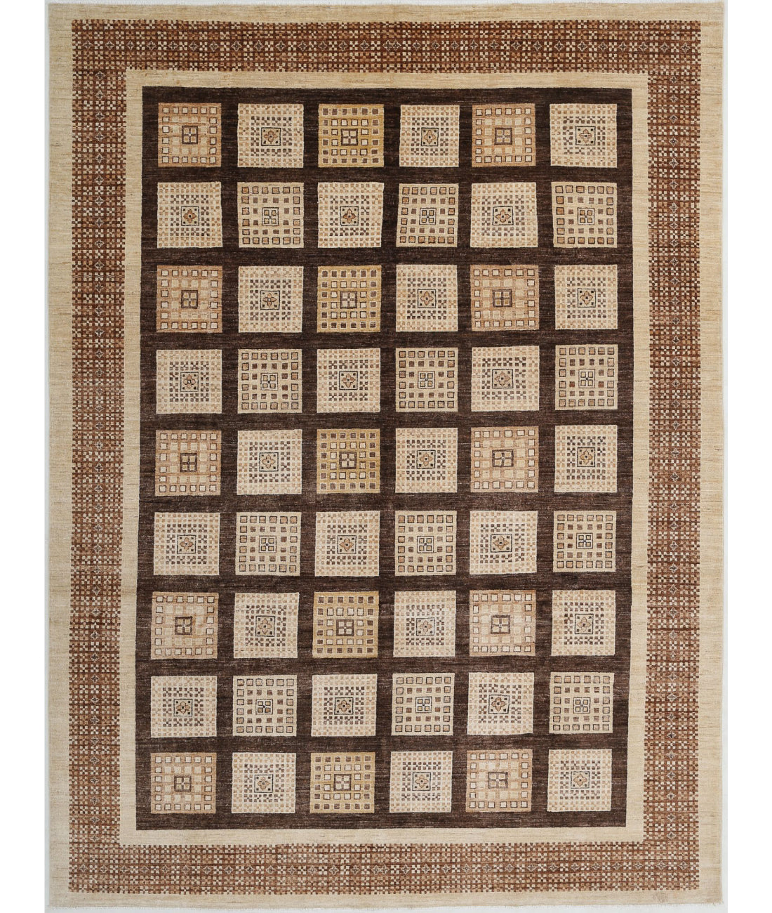 Modcar 8'4'' X 11'7'' Hand-Knotted Wool Rug 8'4'' x 11'7'' (250 X 348) / Multi / N/A