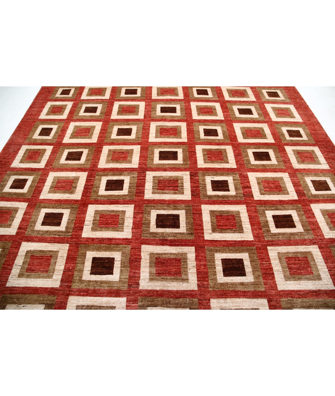 Modcar 9'1'' X 11'7'' Hand-Knotted Wool Rug 9'1'' x 11'7'' (273 X 348) / Multi / N/A