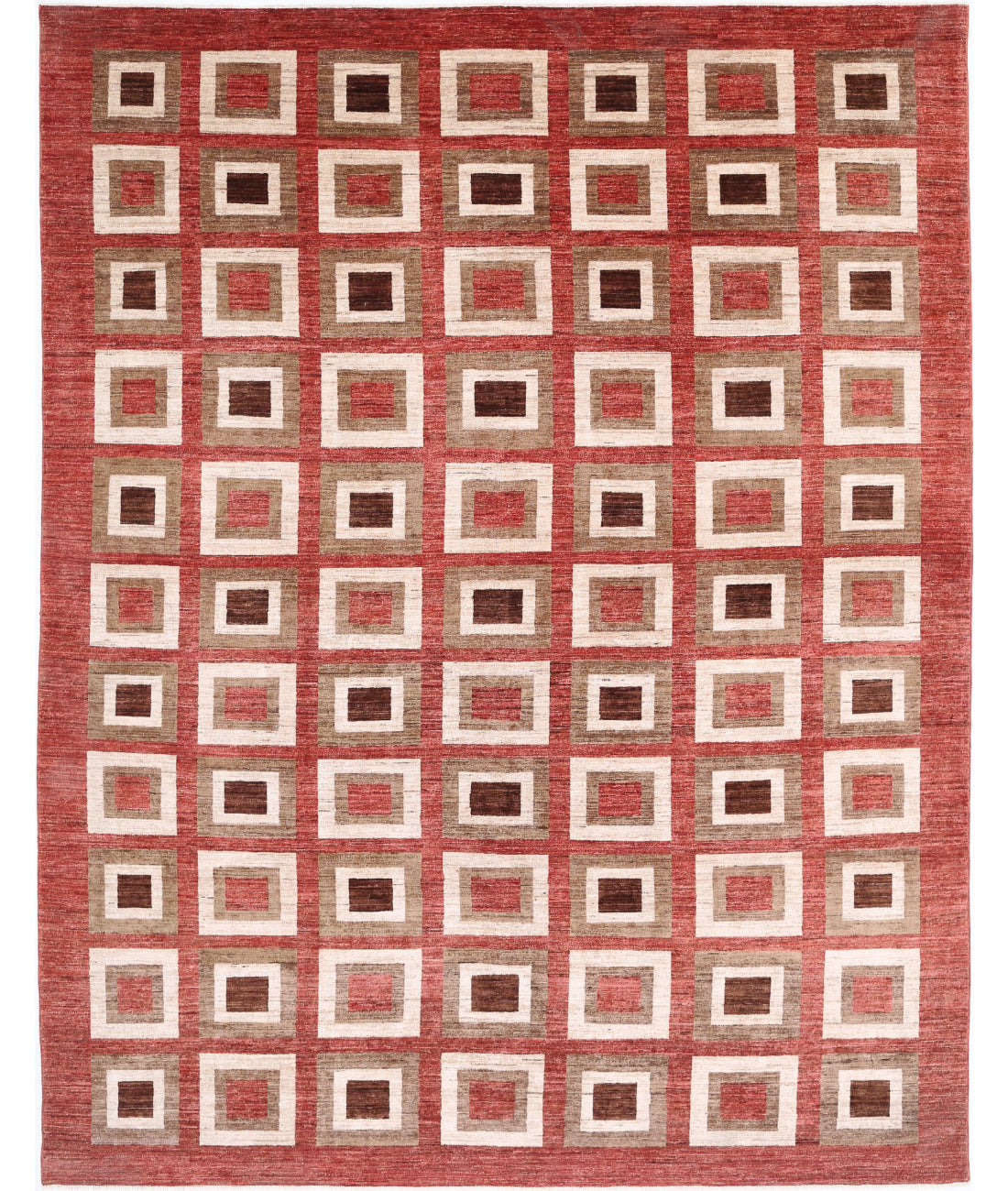 Modcar 9'1'' X 11'7'' Hand-Knotted Wool Rug 9'1'' x 11'7'' (273 X 348) / Multi / N/A