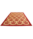 Modcar 8'4'' X 11'5'' Hand-Knotted Wool Rug 8'4'' x 11'5'' (250 X 343) / Beige / Red