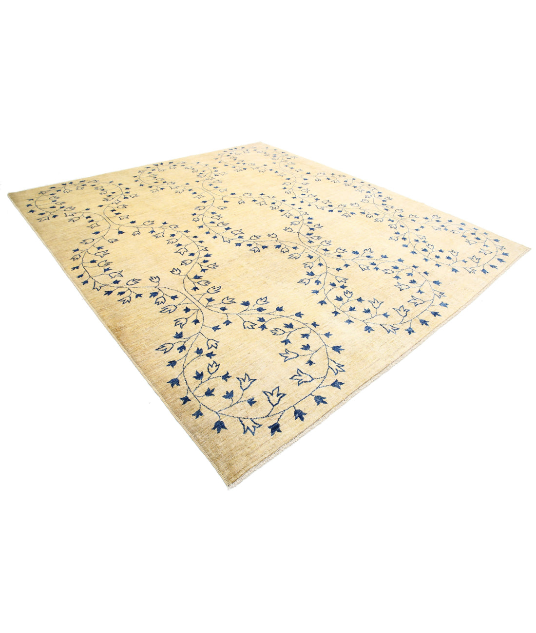 Modcar 9'5'' X 10'9'' Hand-Knotted Wool Rug 9'5'' x 10'9'' (283 X 323) / Gold / N/A