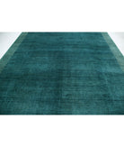 Modcar 9'1'' X 11'6'' Hand-Knotted Wool Rug 9'1'' x 11'6'' (273 X 345) / Green / N/A