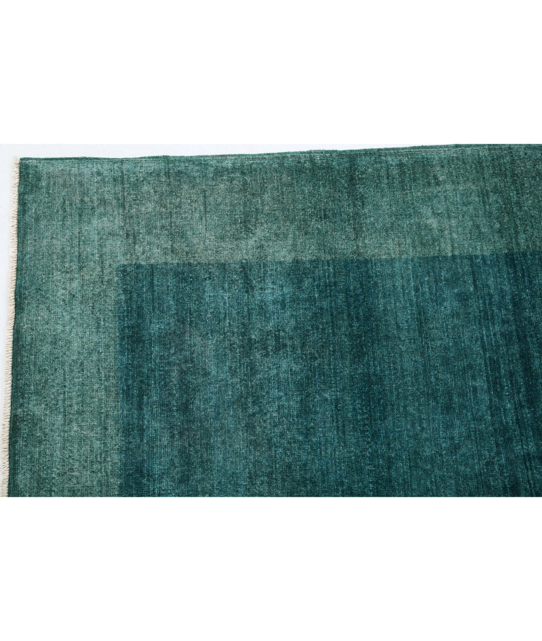 Modcar 9'1'' X 11'6'' Hand-Knotted Wool Rug 9'1'' x 11'6'' (273 X 345) / Green / N/A