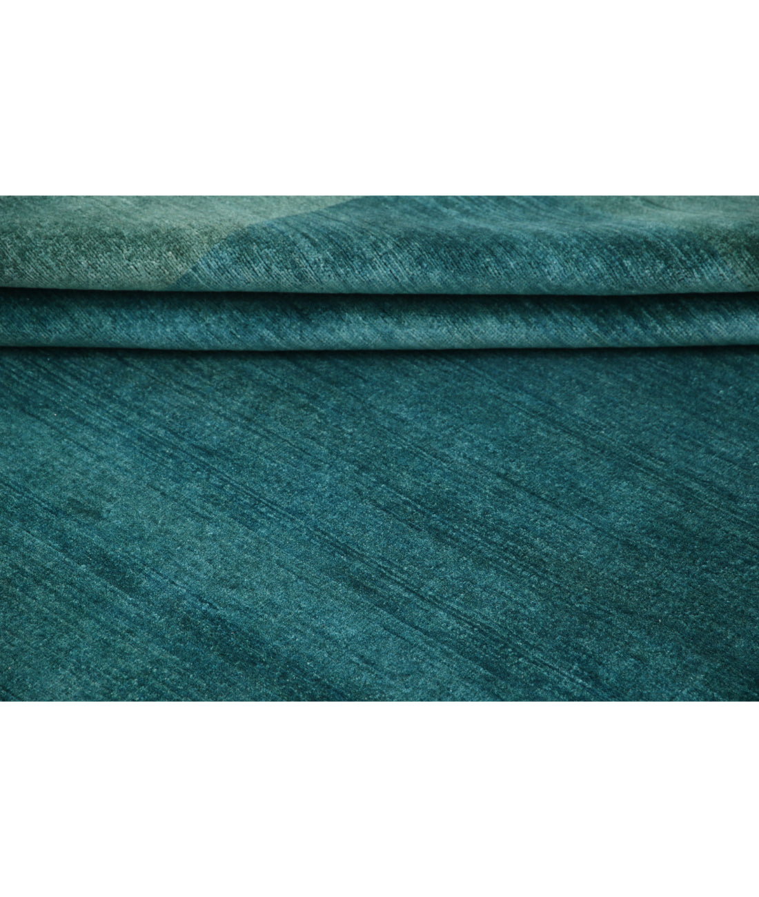 Modcar 9'1'' X 11'6'' Hand-Knotted Wool Rug 9'1'' x 11'6'' (273 X 345) / Green / N/A