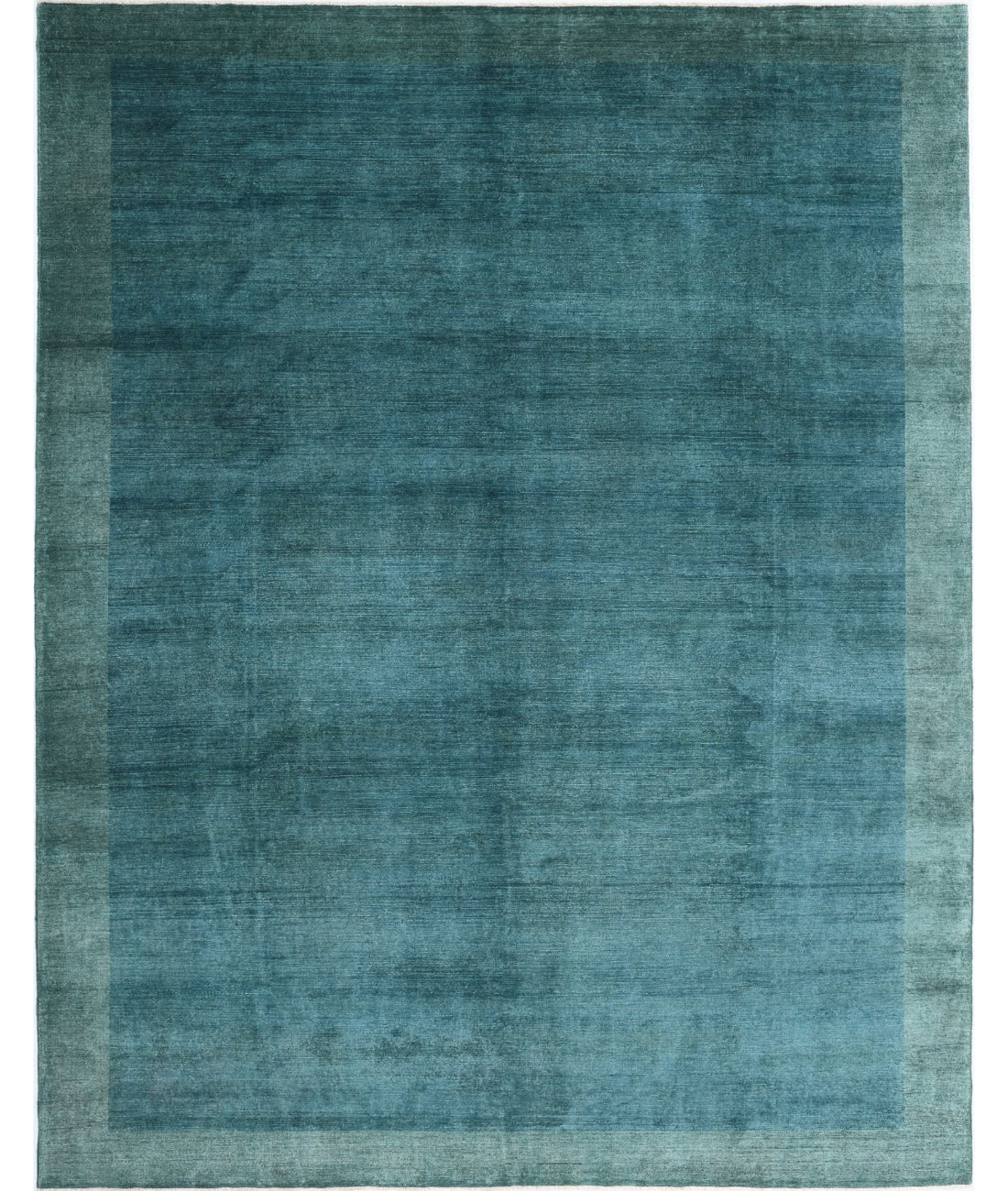 Modcar 9'1'' X 11'6'' Hand-Knotted Wool Rug 9'1'' x 11'6'' (273 X 345) / Green / N/A