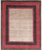 Modcar 7'9'' X 9'5'' Hand-Knotted Wool Rug 7'9'' x 9'5'' (233 X 283) / Beige / N/A