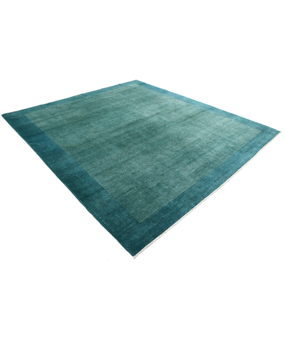 Modcar 8'4'' X 9'4'' Hand-Knotted Wool Rug 8'4'' x 9'4'' (250 X 280) / Green / N/A