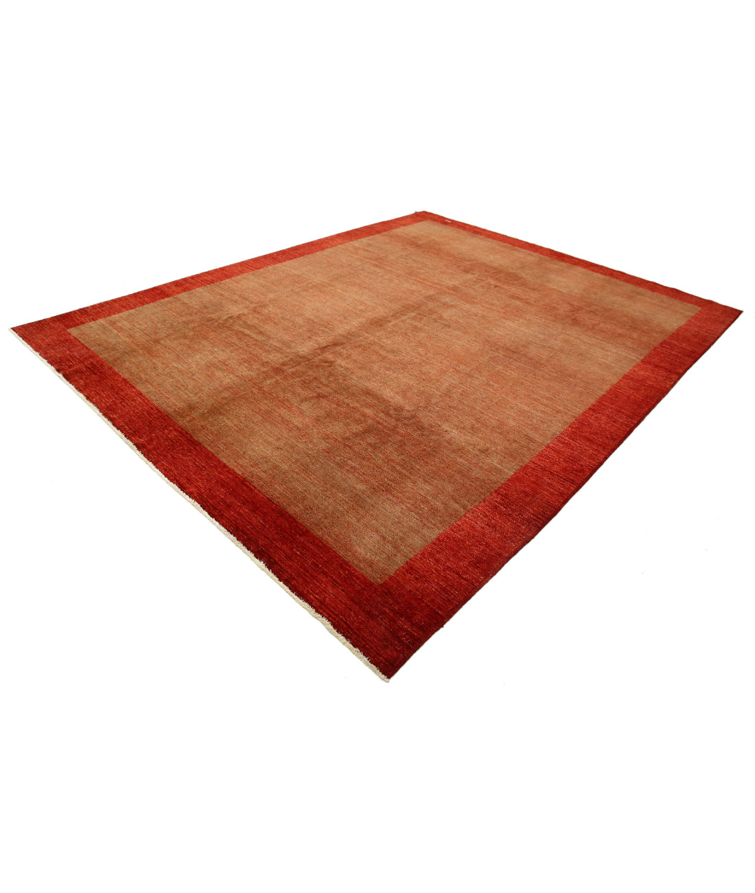 Modcar 9'0'' X 11'5'' Hand-Knotted Wool Rug 9'0'' x 11'5'' (270 X 343) / Rust / N/A