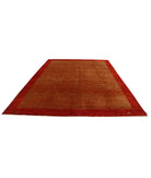 Modcar 9'0'' X 11'5'' Hand-Knotted Wool Rug 9'0'' x 11'5'' (270 X 343) / Rust / N/A