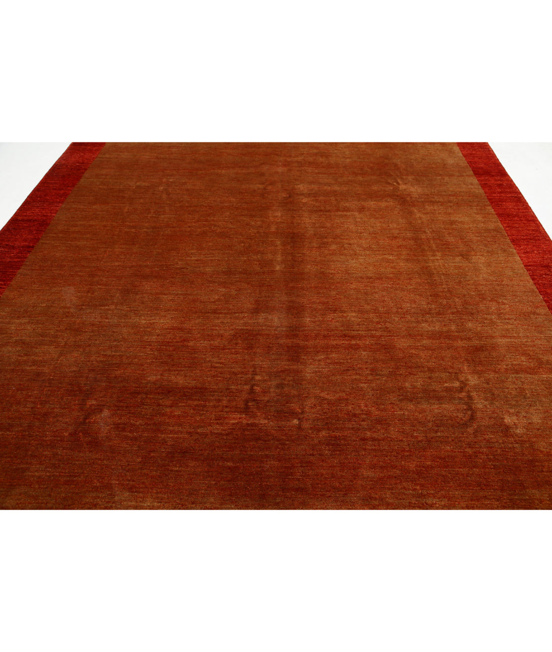 Modcar 9'0'' X 11'5'' Hand-Knotted Wool Rug 9'0'' x 11'5'' (270 X 343) / Rust / N/A