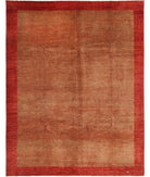 Modcar 9'0'' X 11'5'' Hand-Knotted Wool Rug 9'0'' x 11'5'' (270 X 343) / Rust / N/A