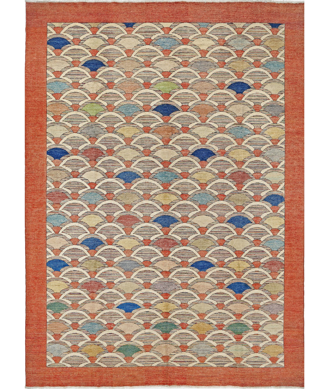 Modcar 8'10'' X 12'0'' Hand-Knotted Wool Rug 8'10'' x 12'0'' (265 X 360) / Multi / N/A