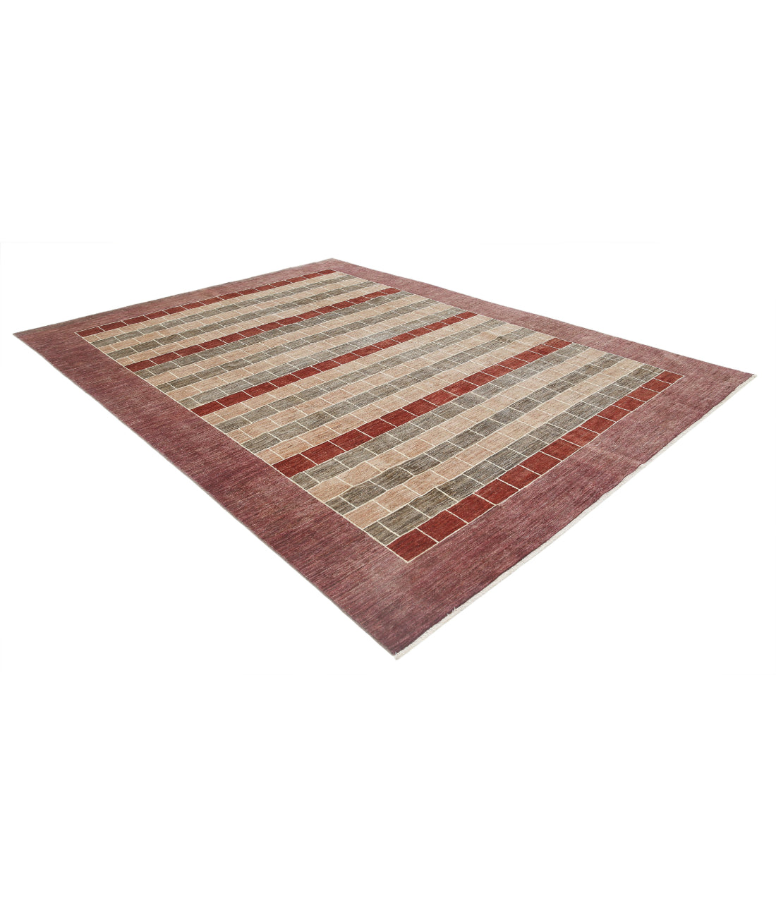 Modcar 5'11'' X 8'6'' Hand-Knotted Wool Rug 5'11'' x 8'6'' (178 X 255) / Multi / N/A