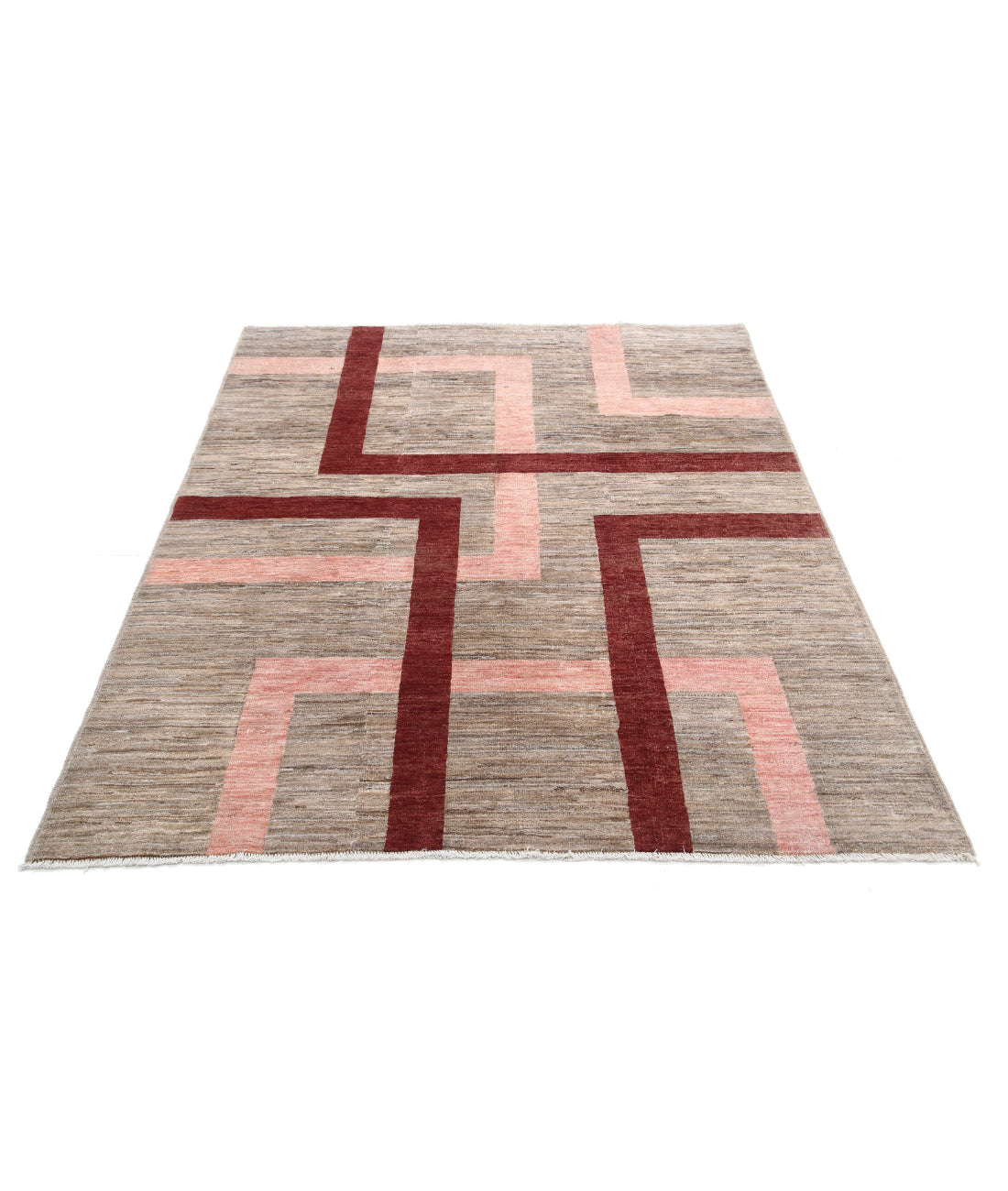 Modcar 4'10'' X 6'2'' Hand-Knotted Wool Rug 4'10'' x 6'2'' (145 X 185) / Multi / N/A