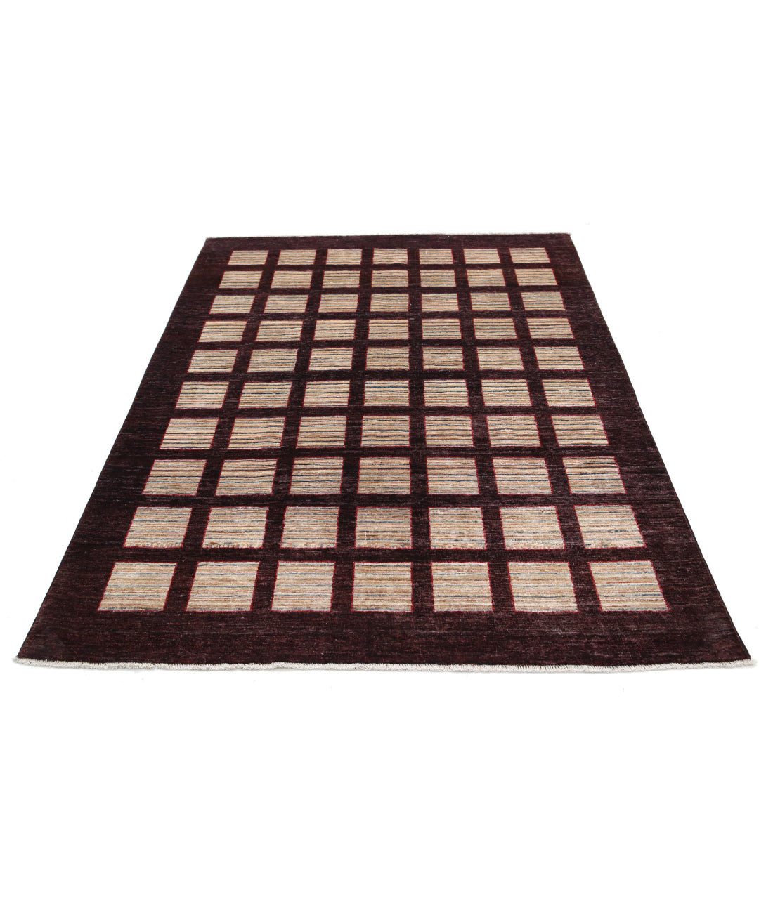 Modcar 4'11'' X 6'5'' Hand-Knotted Wool Rug 4'11'' x 6'5'' (148 X 193) / Multi / N/A