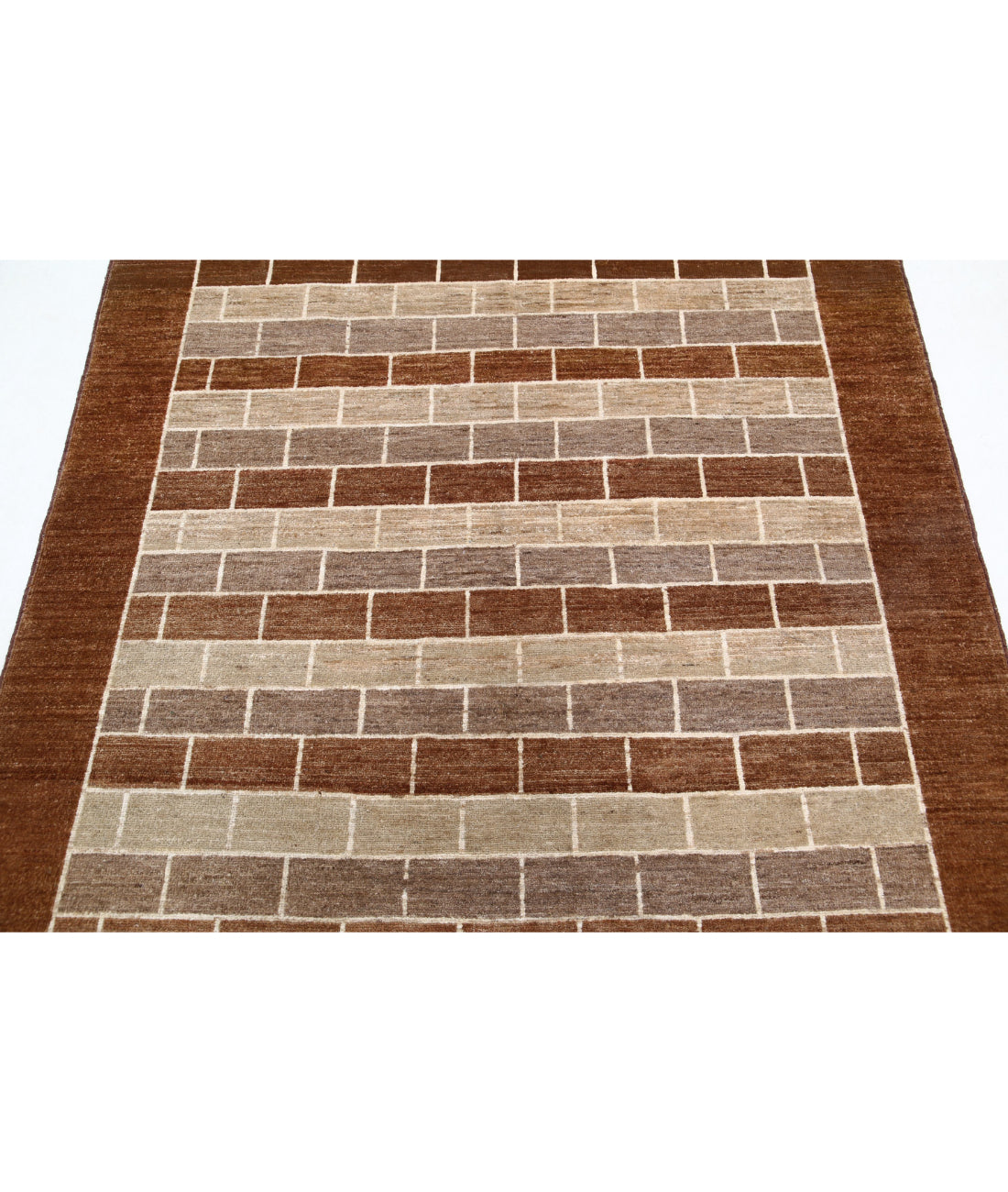 Modcar 4'9'' X 6'0'' Hand-Knotted Wool Rug 4'9'' x 6'0'' (143 X 180) / Multi / N/A