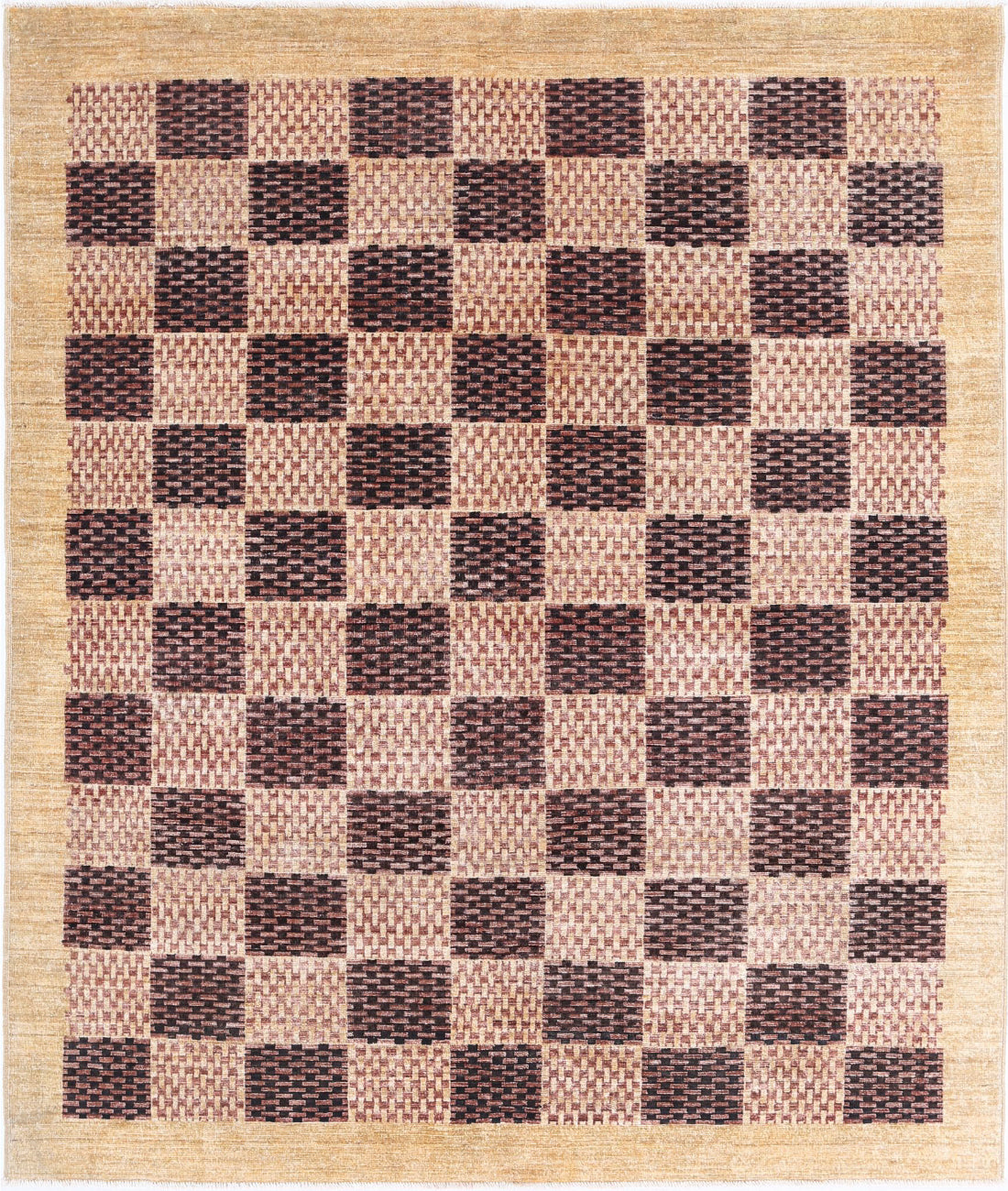 Modcar 5'3'' X 6'4'' Hand-Knotted Wool Rug 5'3'' x 6'4'' (158 X 190) / Multi / N/A