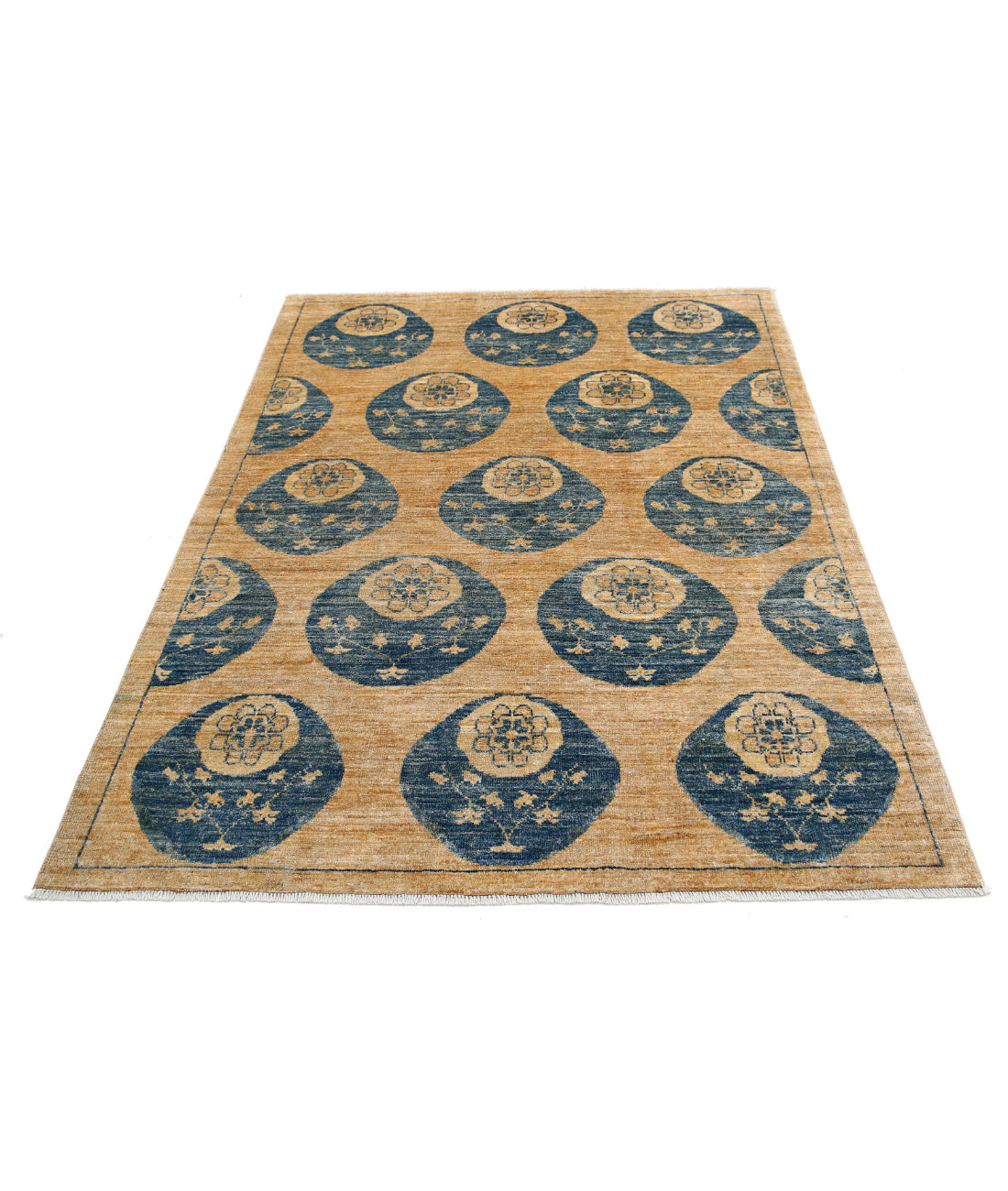 Modcar 4'9'' X 6'3'' Hand-Knotted Wool Rug 4'9'' x 6'3'' (143 X 188) / Multi / N/A