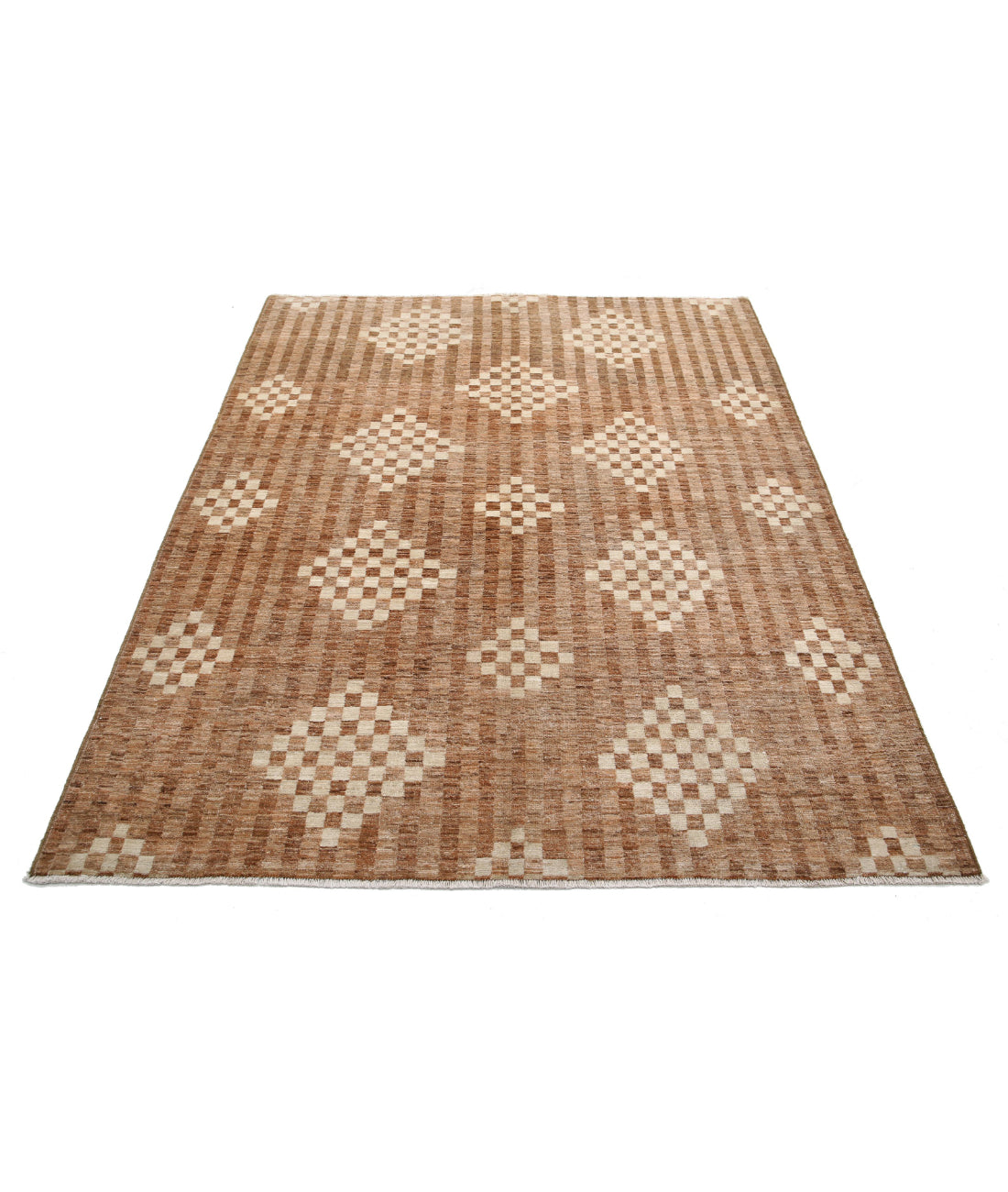 Modcar 4'10'' X 6'3'' Hand-Knotted Wool Rug 4'10'' x 6'3'' (145 X 188) / Multi / N/A