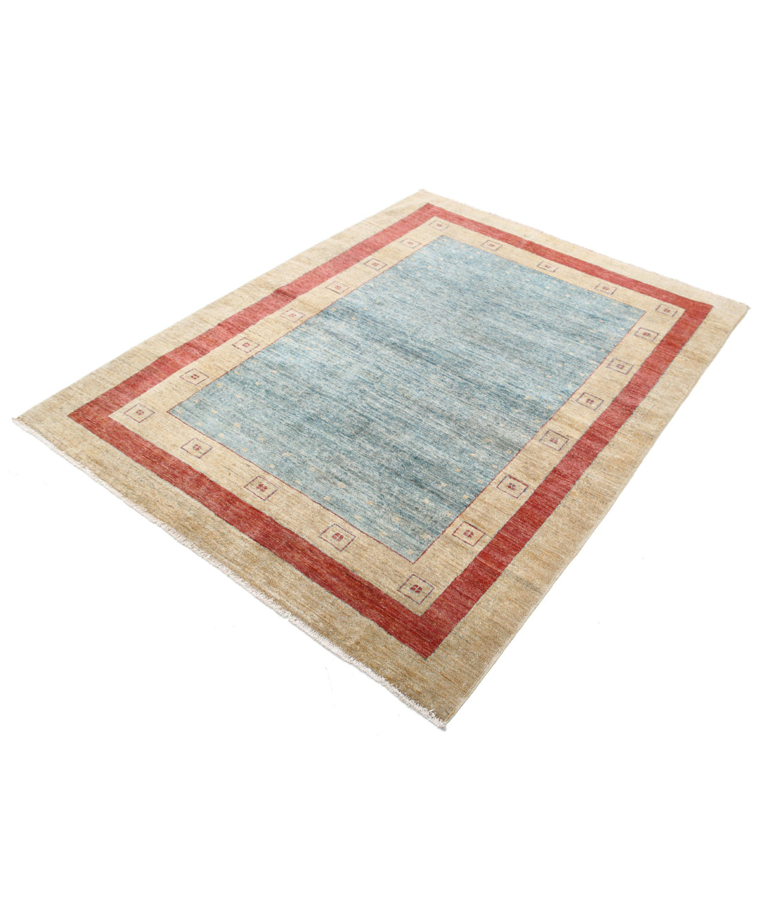 Modcar 4'10'' X 6'4'' Hand-Knotted Wool Rug 4'10'' x 6'4'' (145 X 190) / Multi / N/A