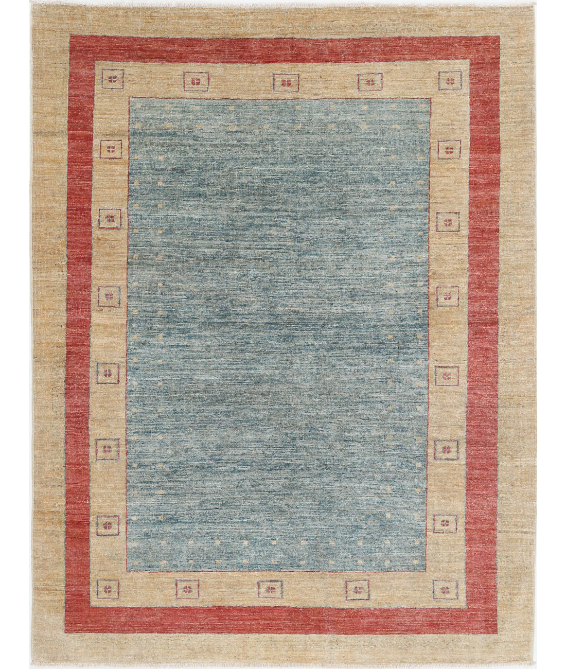 Modcar 4'10'' X 6'4'' Hand-Knotted Wool Rug 4'10'' x 6'4'' (145 X 190) / Multi / N/A