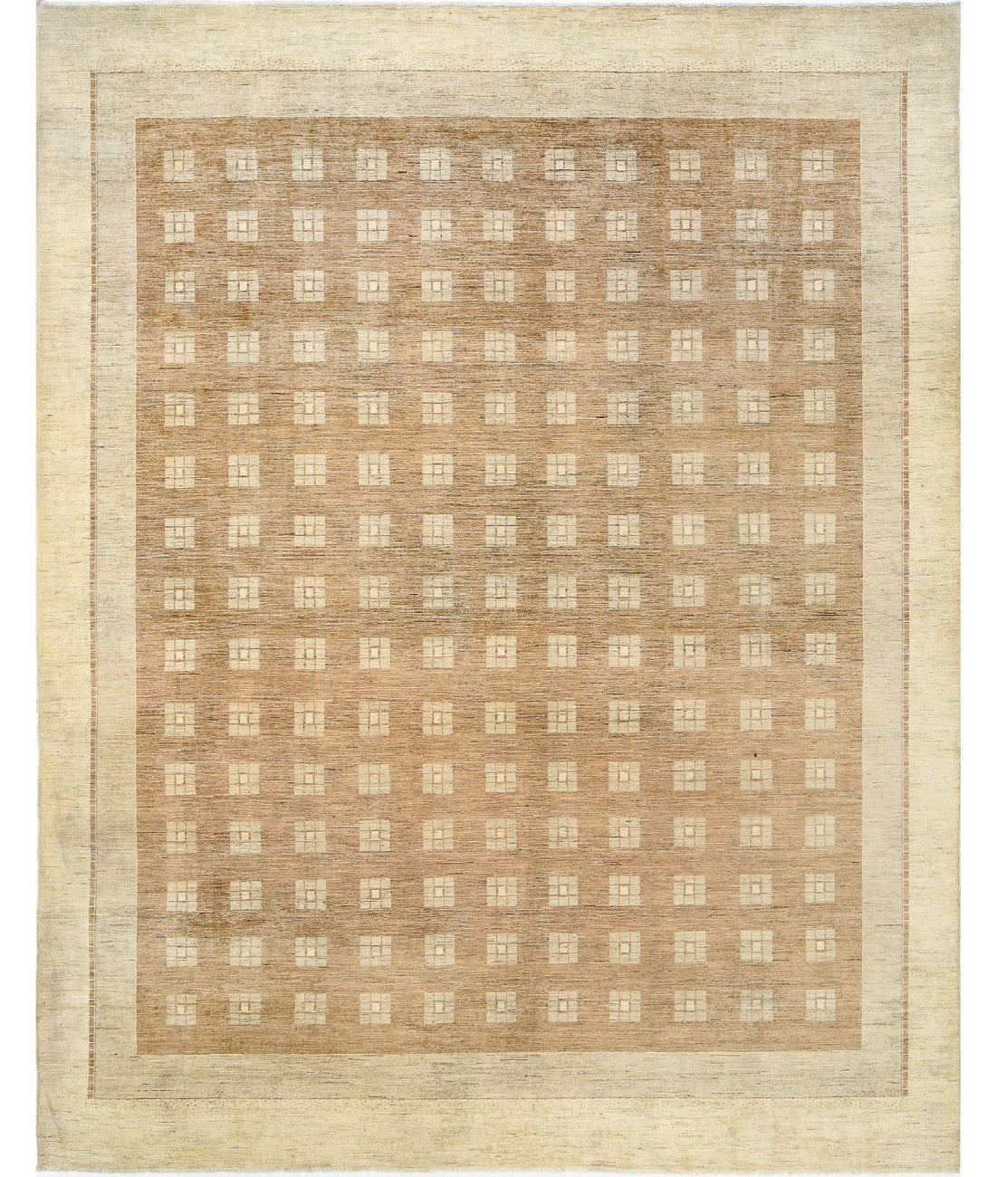 Modcar 8'8'' X 11'0'' Hand-Knotted Wool Rug 8'8'' x 11'0'' (260 X 330) / Beige / N/A