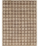 Modcar 8'9'' X 11'4'' Hand-Knotted Wool Rug 8'9'' x 11'4'' (263 X 340) / Brown / Grey