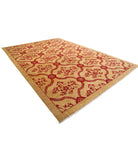 Modcar 9'9'' X 14'0'' Hand-Knotted Wool Rug 9'9'' x 14'0'' (293 X 420) / Gold / Red