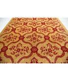 Modcar 9'9'' X 14'0'' Hand-Knotted Wool Rug 9'9'' x 14'0'' (293 X 420) / Gold / Red