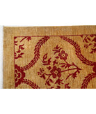 Modcar 9'9'' X 14'0'' Hand-Knotted Wool Rug 9'9'' x 14'0'' (293 X 420) / Gold / Red