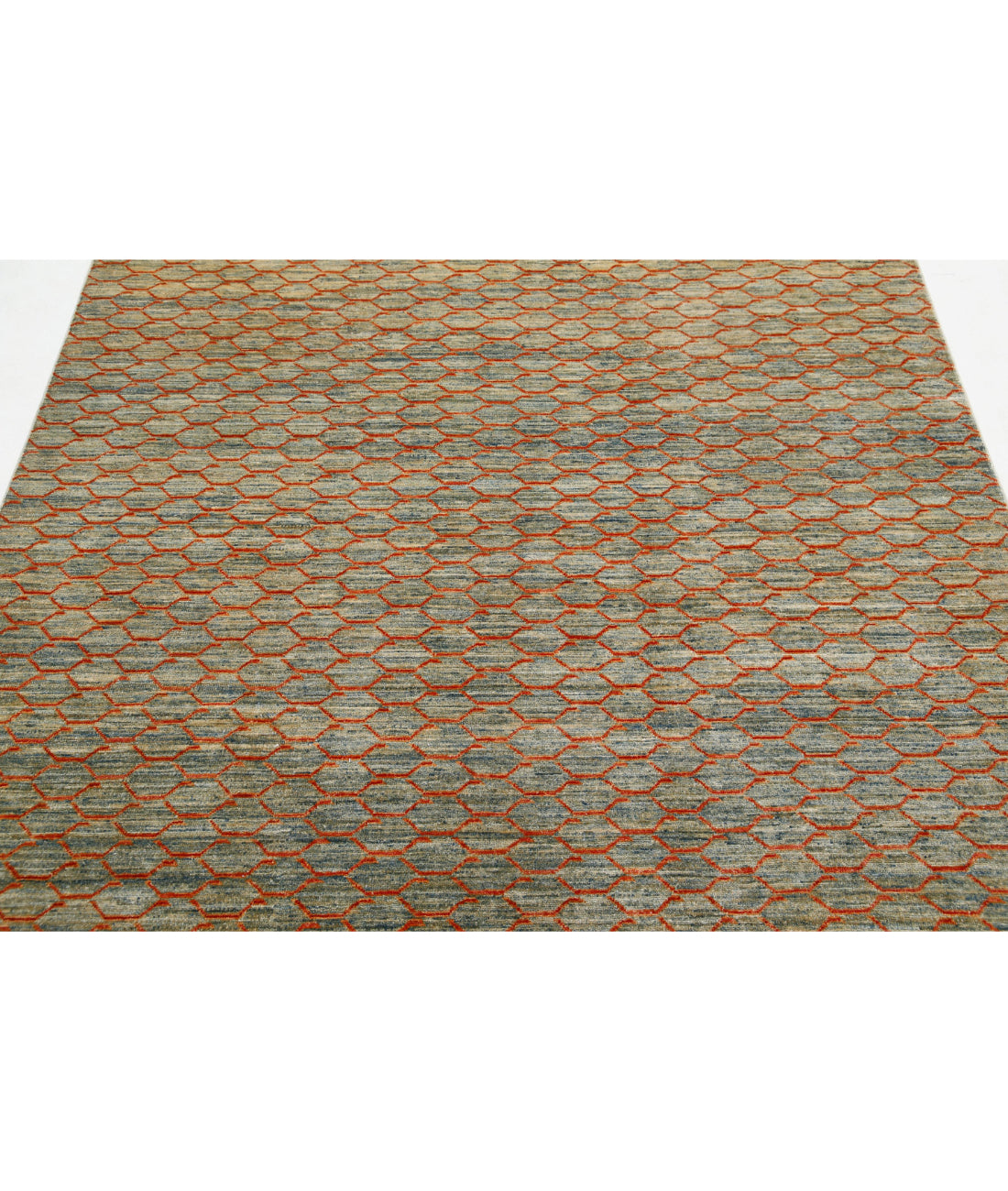 Modcar 5'5'' X 7'10'' Hand-Knotted Wool Rug 5'5'' x 7'10'' (163 X 235) / Multi / N/A