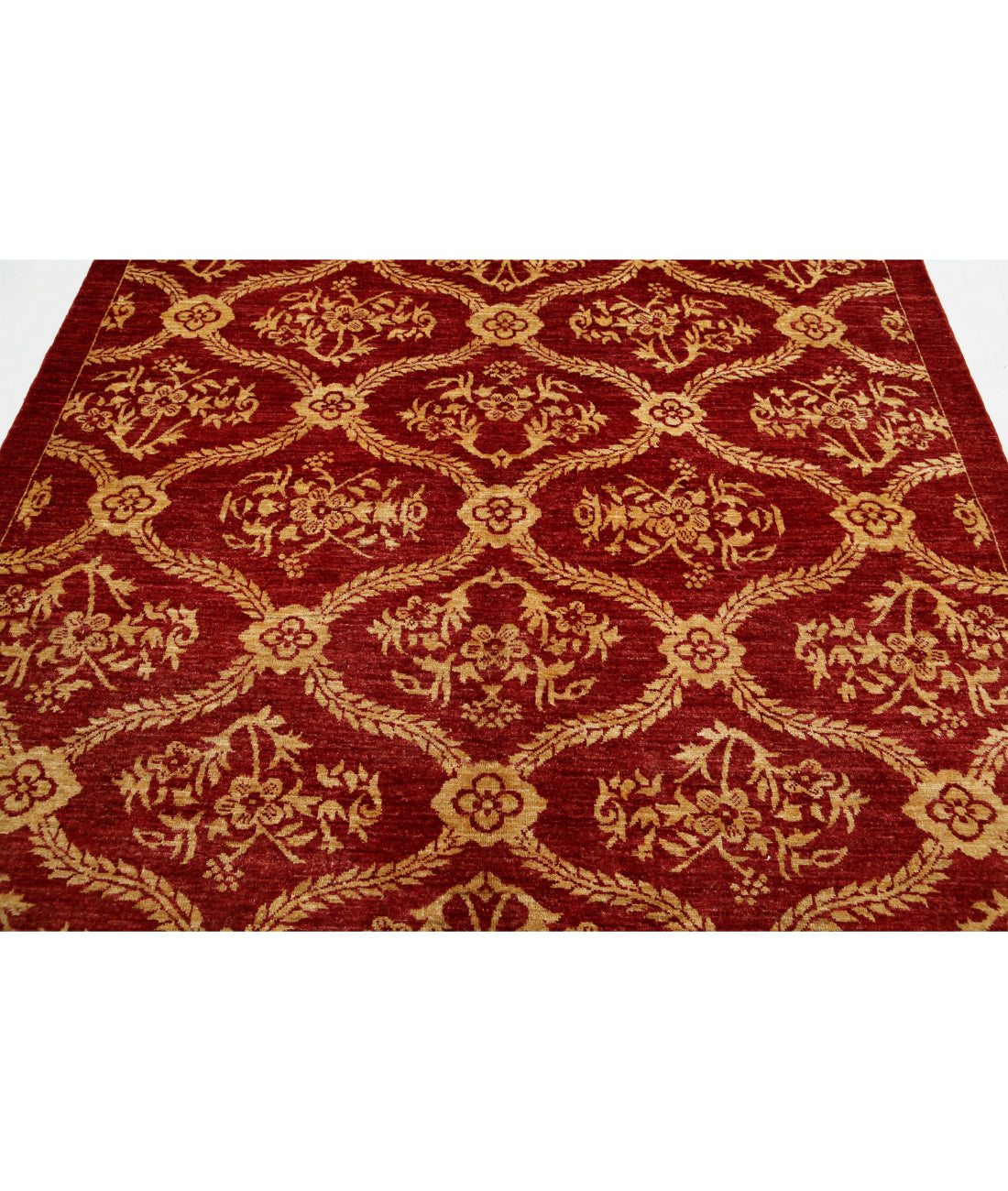 Modcar 6'4'' X 7'9'' Hand-Knotted Wool Rug 6'4'' x 7'9'' (190 X 233) / Multi / N/A