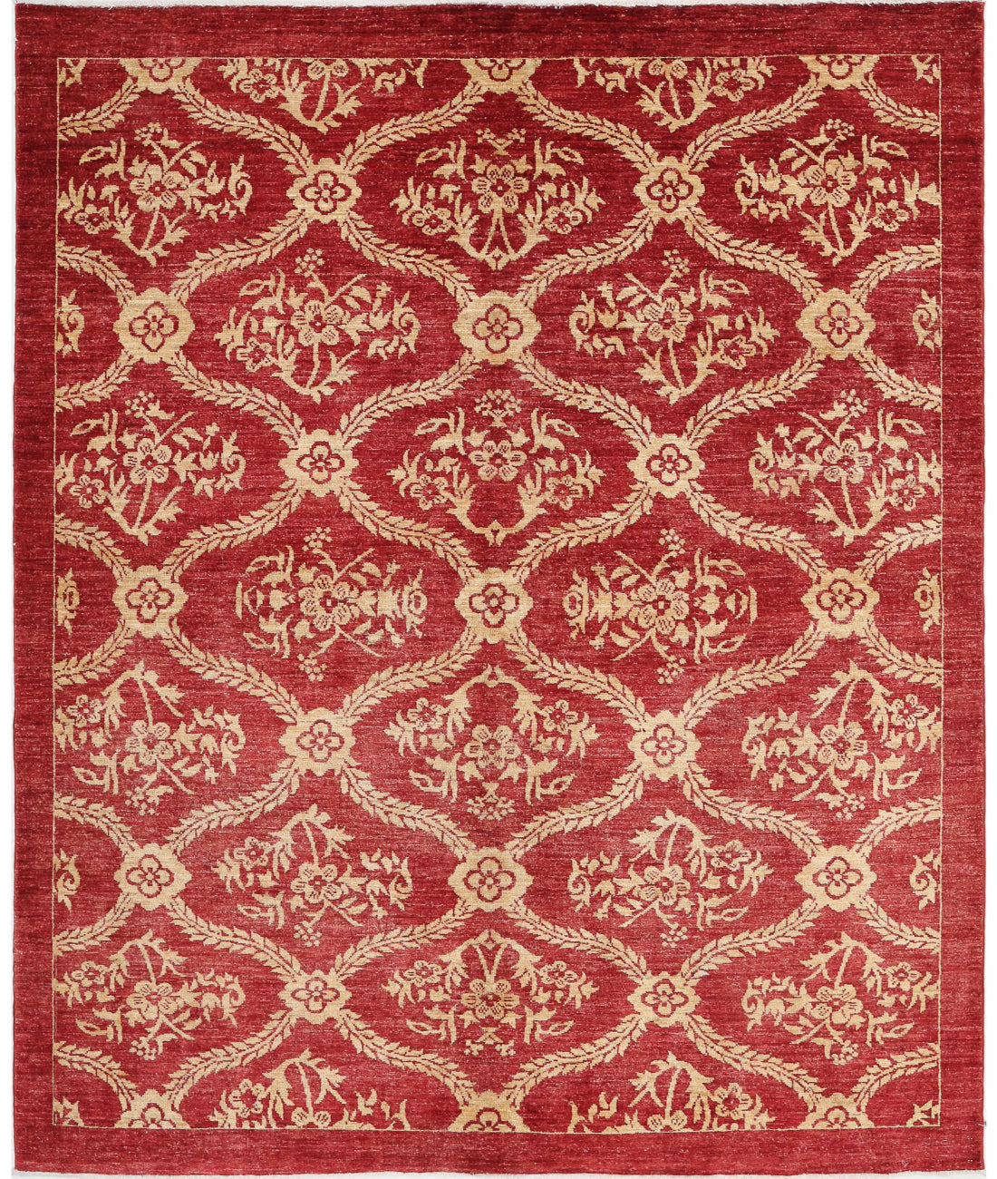 Modcar 6'4'' X 7'9'' Hand-Knotted Wool Rug 6'4'' x 7'9'' (190 X 233) / Multi / N/A