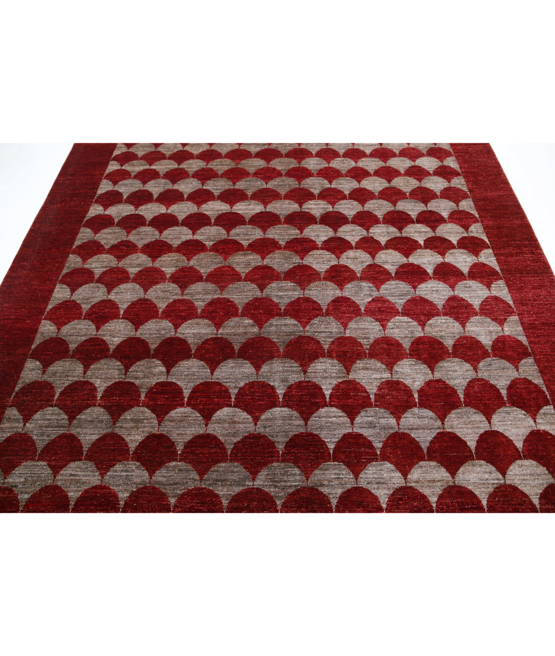 Modcar 7'0'' X 9'2'' Hand-Knotted Wool Rug 7'0'' x 9'2'' (210 X 275) / Multi / N/A