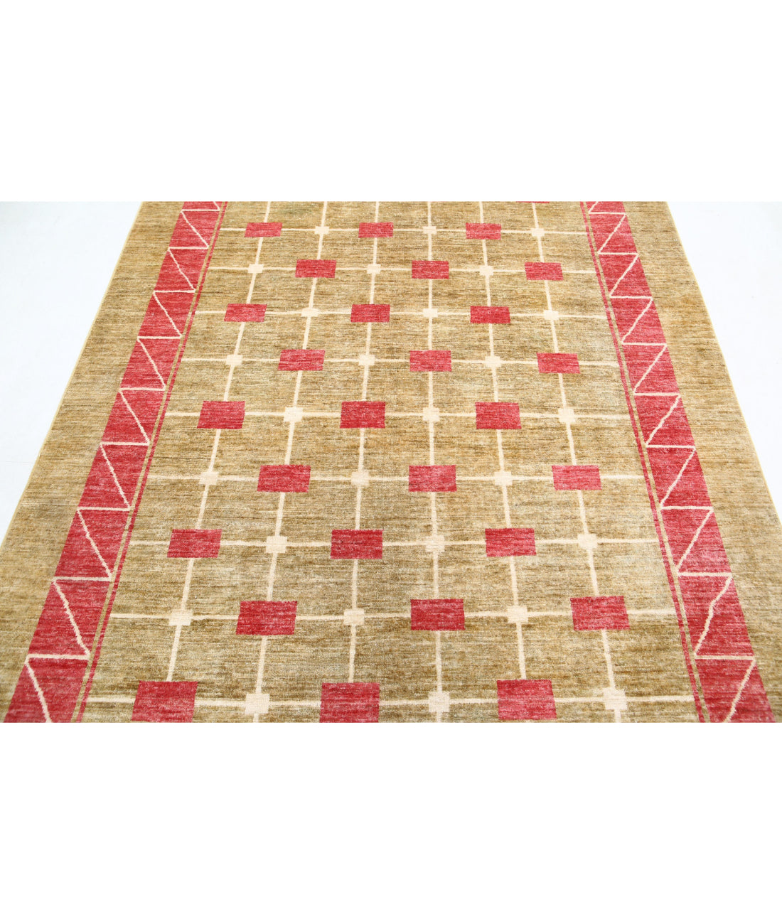 Modcar 5'8'' X 8'11'' Hand-Knotted Wool Rug 5'8'' x 8'11'' (170 X 268) / Multi / N/A