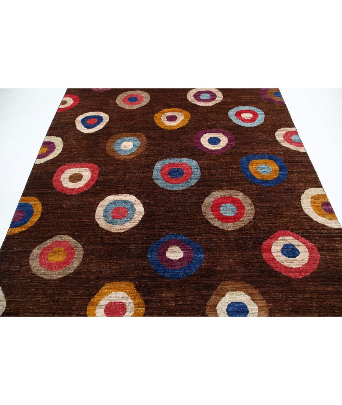 Modcar 6'4'' X 8'3'' Hand-Knotted Wool Rug 6'4'' x 8'3'' (190 X 248) / Multi / N/A